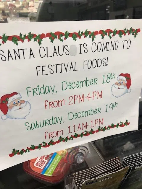 Santa Claus is Coming to Town Again, This Time at Festival Foods
