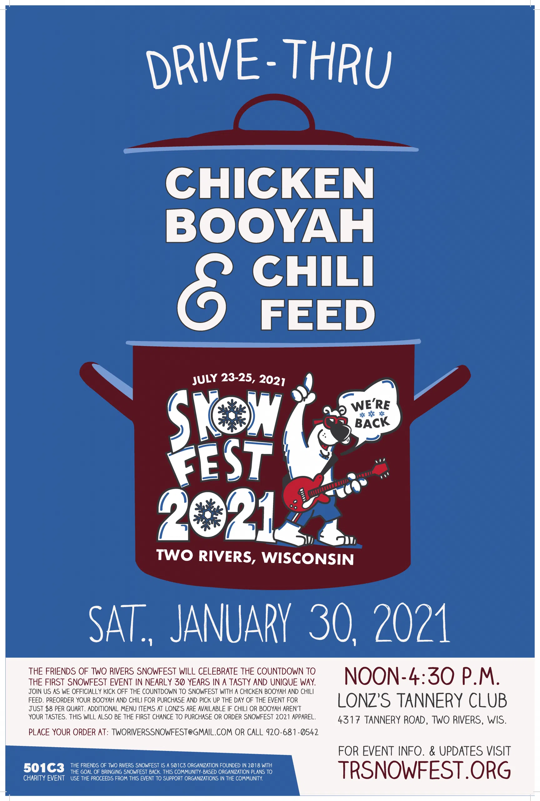 Kick Off to Two Rivers Snowfest to Occur Later This Month