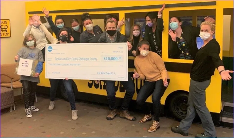 Sheboygan Dental Office Donates $10,000 to the Boys and Girls Club of Sheboygan County