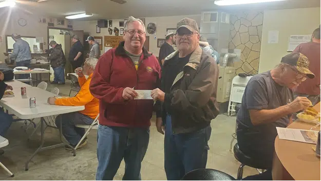 Mishicot Sportsman's Club Makes a Donation to the Larrabee Sportsman's Club for a New Fishing Pier