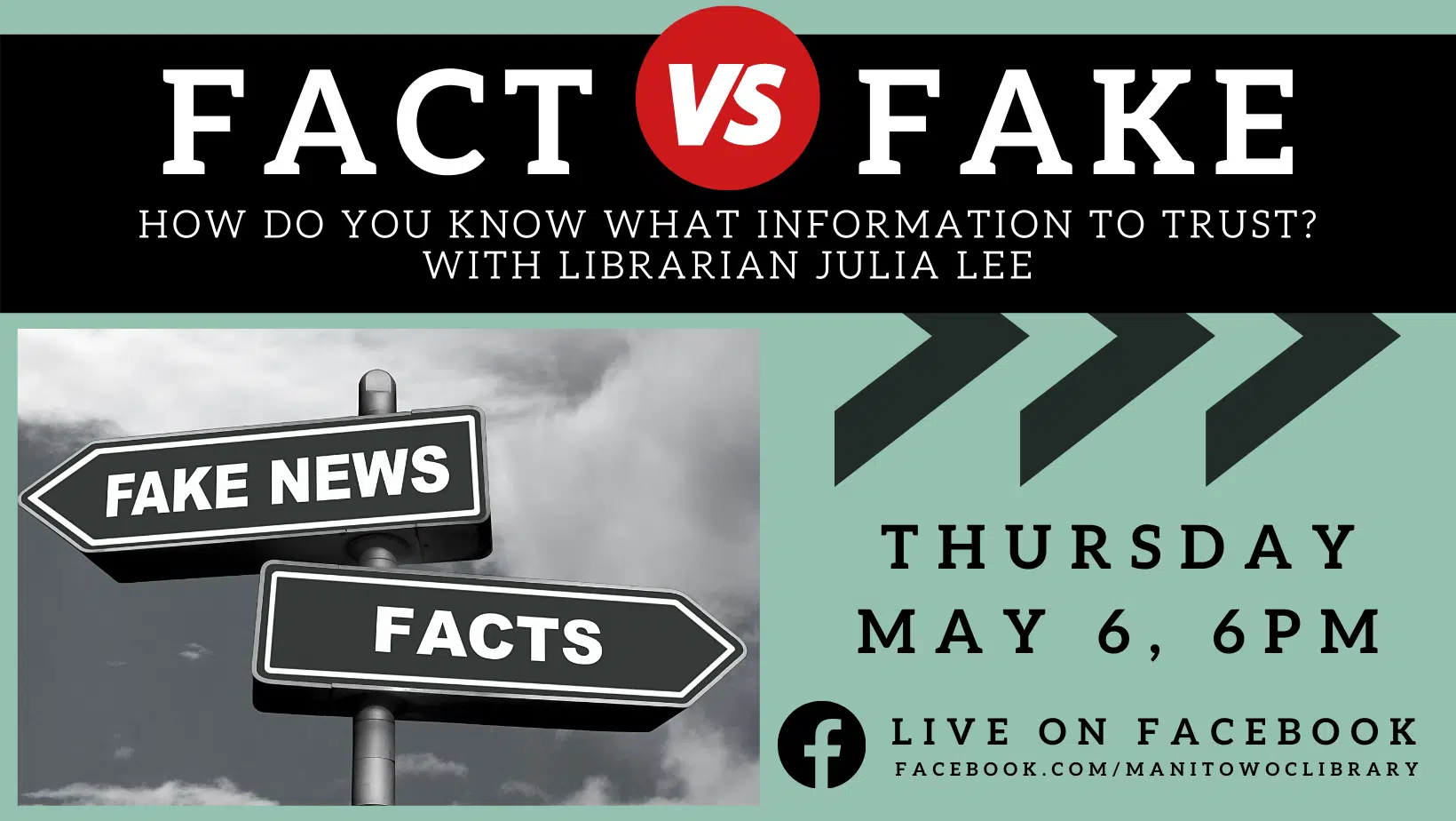 Manitowoc Public Library Librarian Discusses "Fake News"