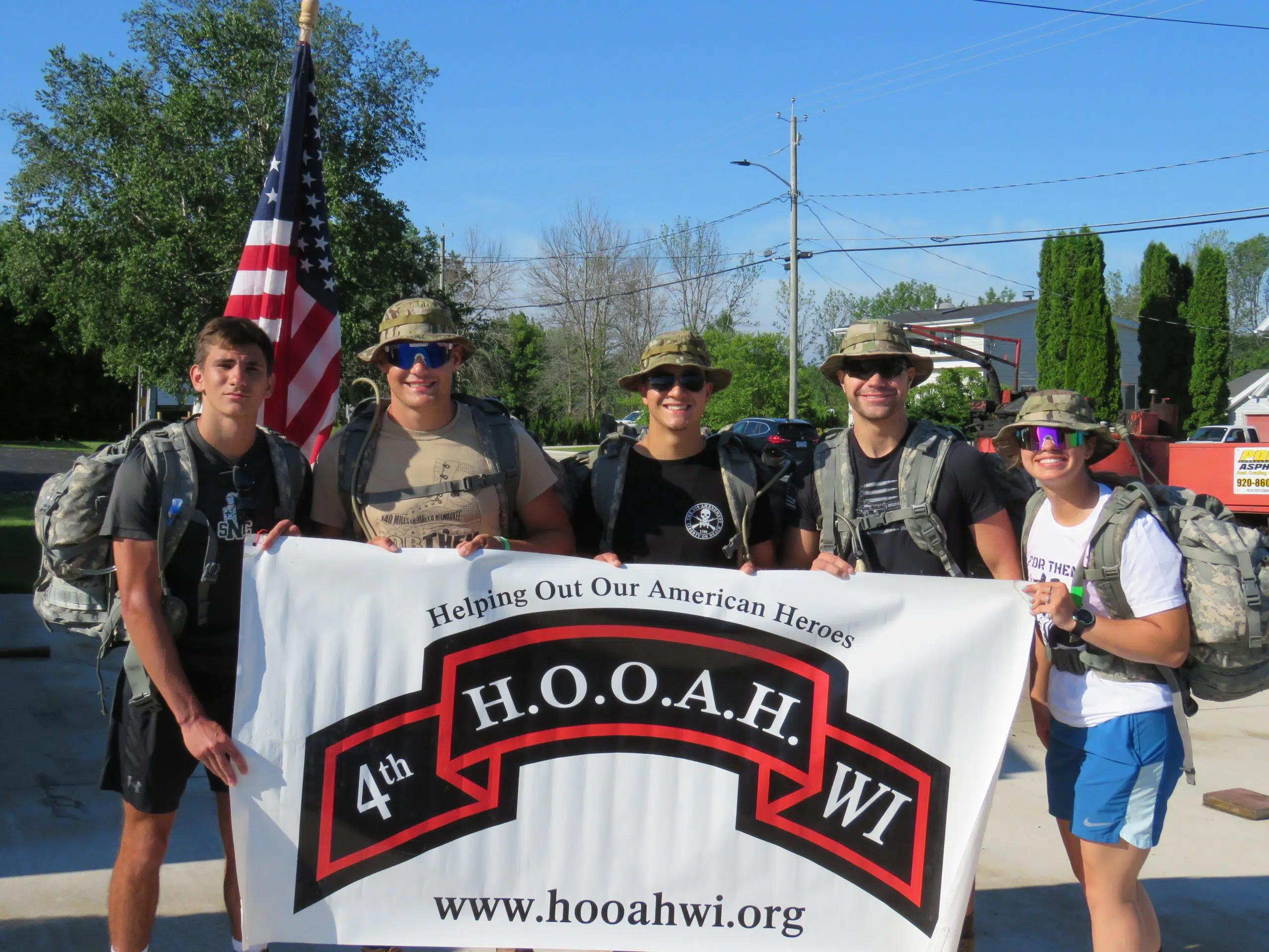 For Them Ruck March Makes a Stop in Manitowoc