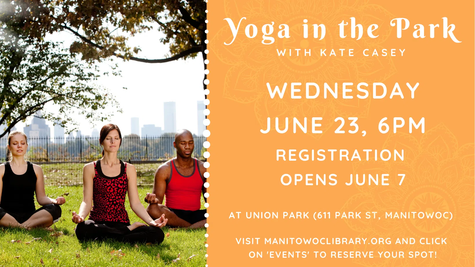 Local Yoga Instructor to Host Yoga in the Park This Month