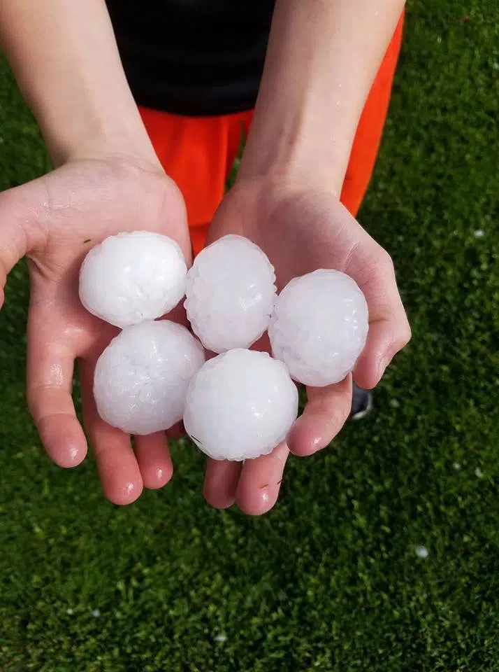 NE Wisconsin Pounded By Hail "The Size Of Ping-Pong Balls"
