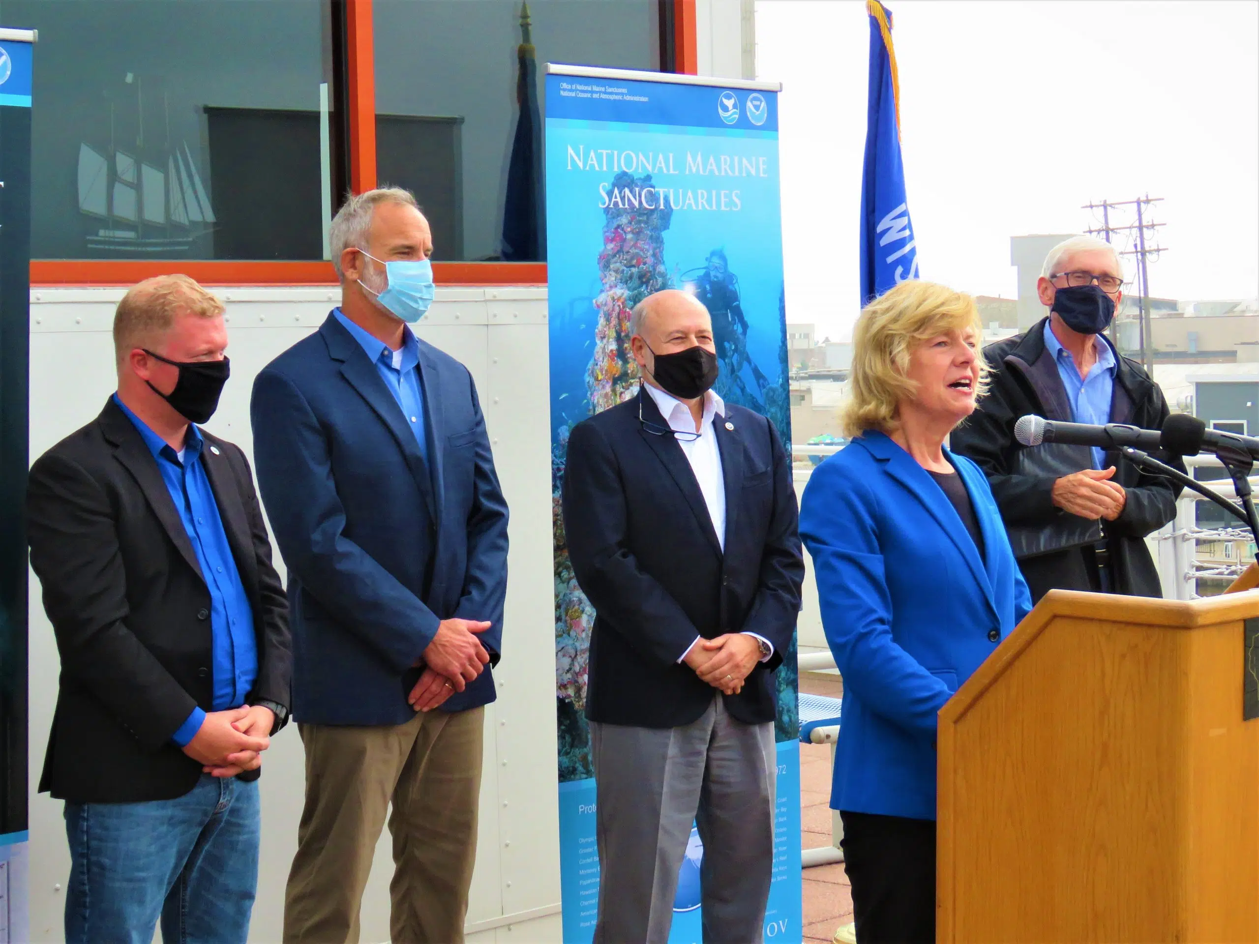 Baldwin, Evers, NOAA, and Local Officials Celebrate New Marine Sanctuary on Lake Michigan