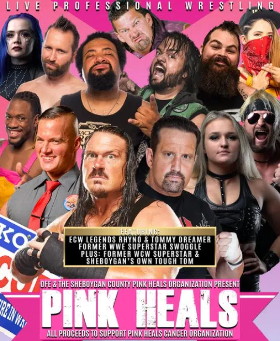 Pink Heals Hosting Wrestling Show Fundraiser