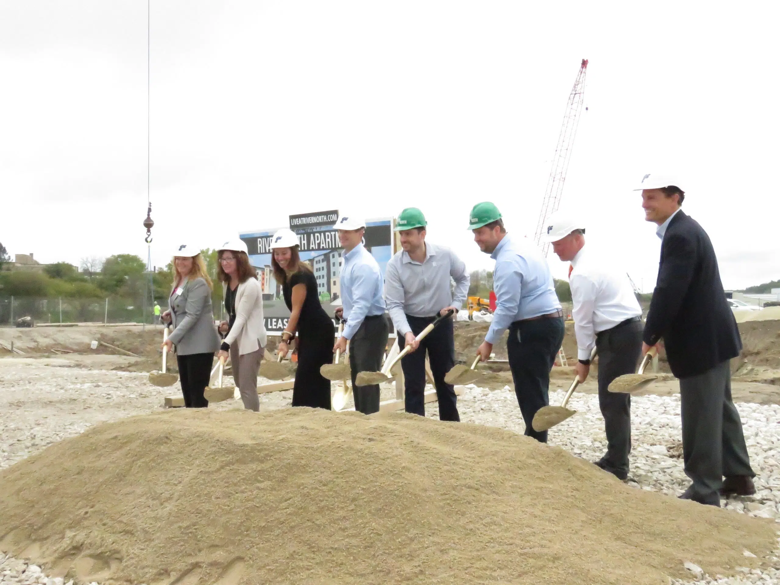 Ground Officially Broken on River North Apartments in Manitowoc