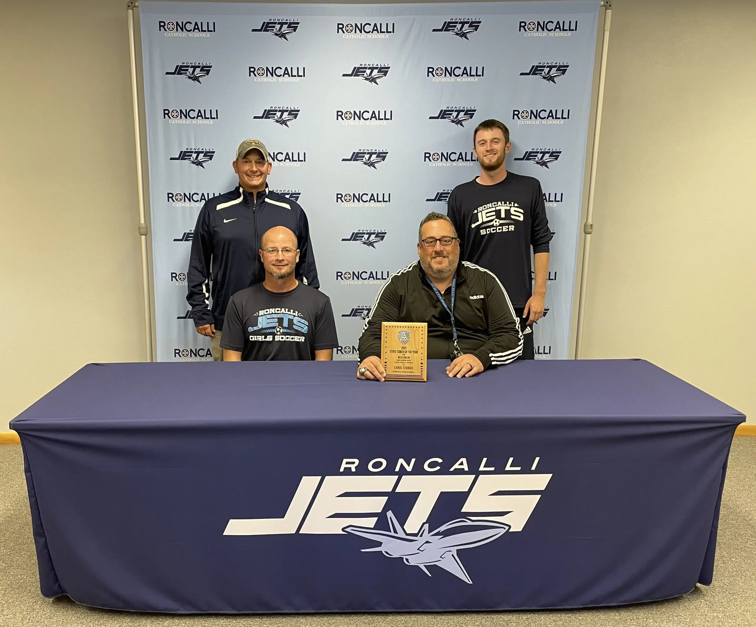 Jets Soccer Coach Receives State Coach of The Year Award