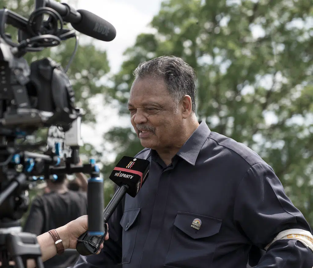 Civil Rights Activist Jesse Jackson Joins Milwaukee Faith Leaders In Tax Protest