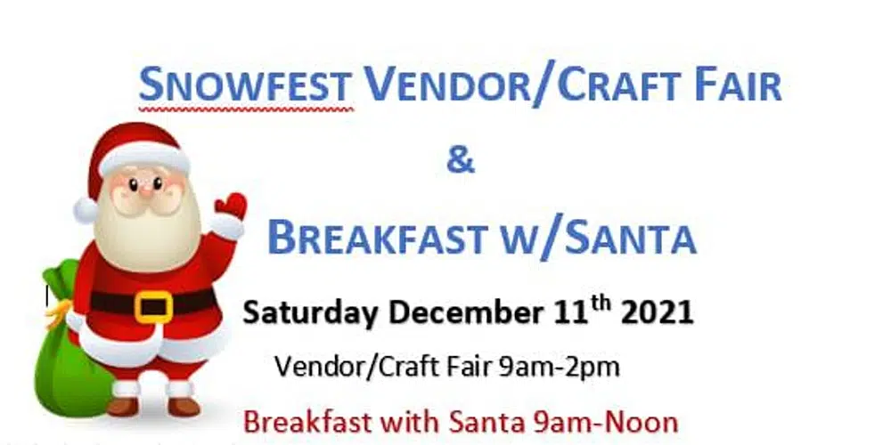 Two Rivers Snowfest to Host Breakfast with Santa, and Craft/Vendor Fair