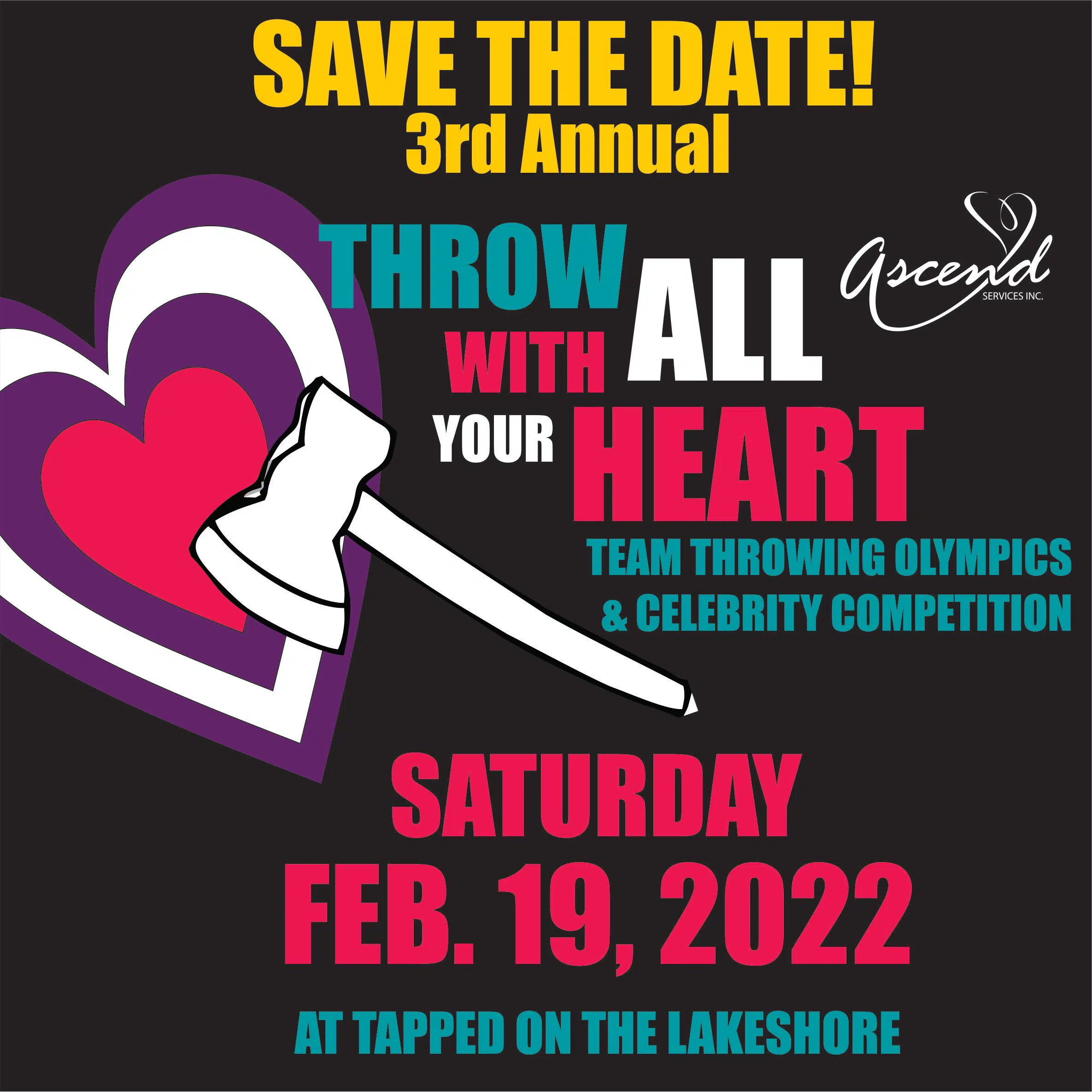 Ascend Services' Throw With All Your Heart Fundraiser Returns to Tapped on the Lakeshore