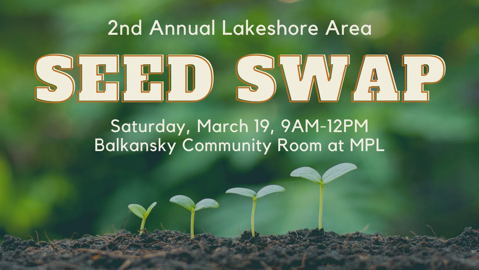 Manitowoc Public Library Hosts 2nd Annual Lakeshore Area Seed Swap