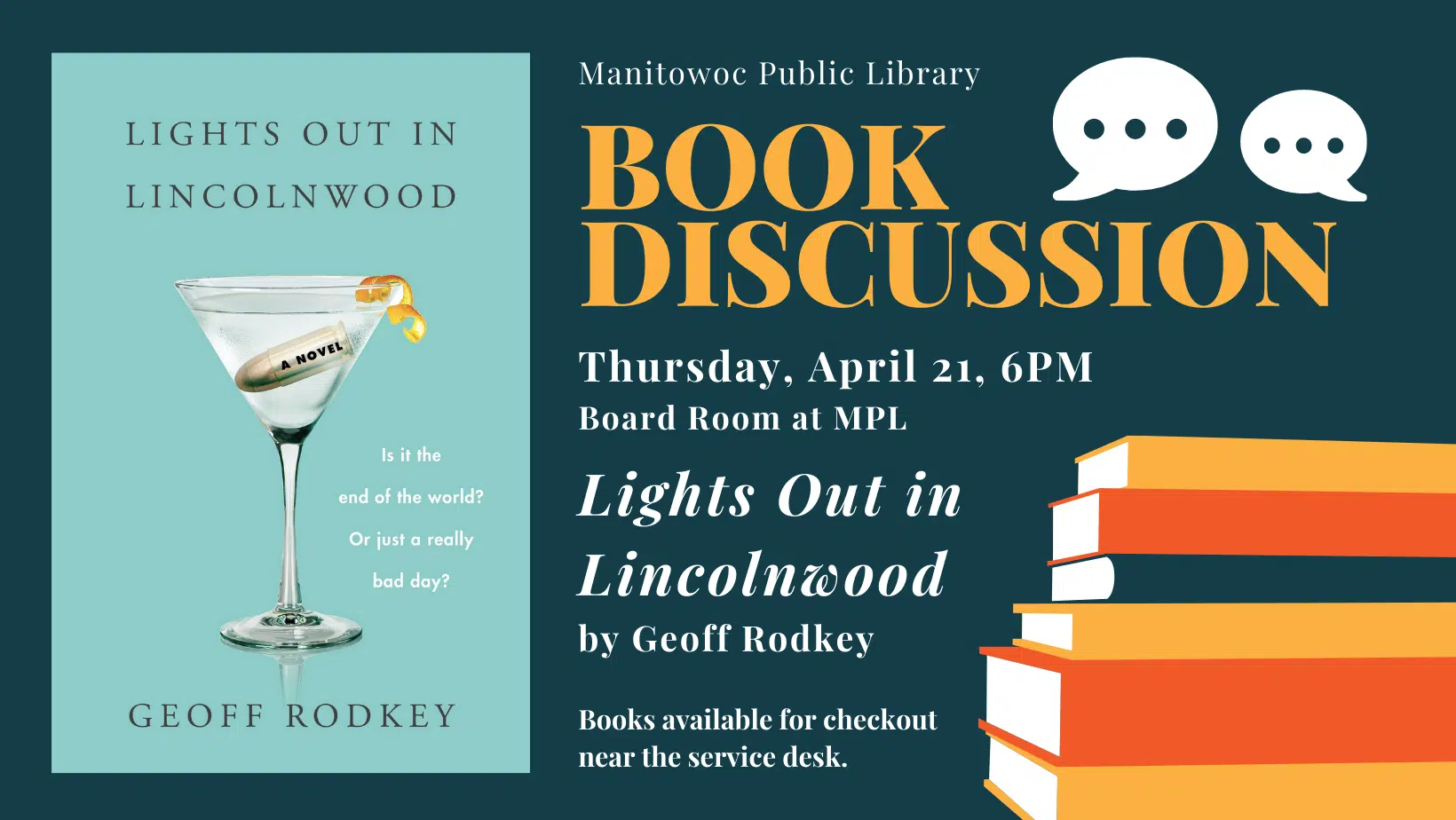 Manitowoc Public Library to Host Book Discussions Later This Month
