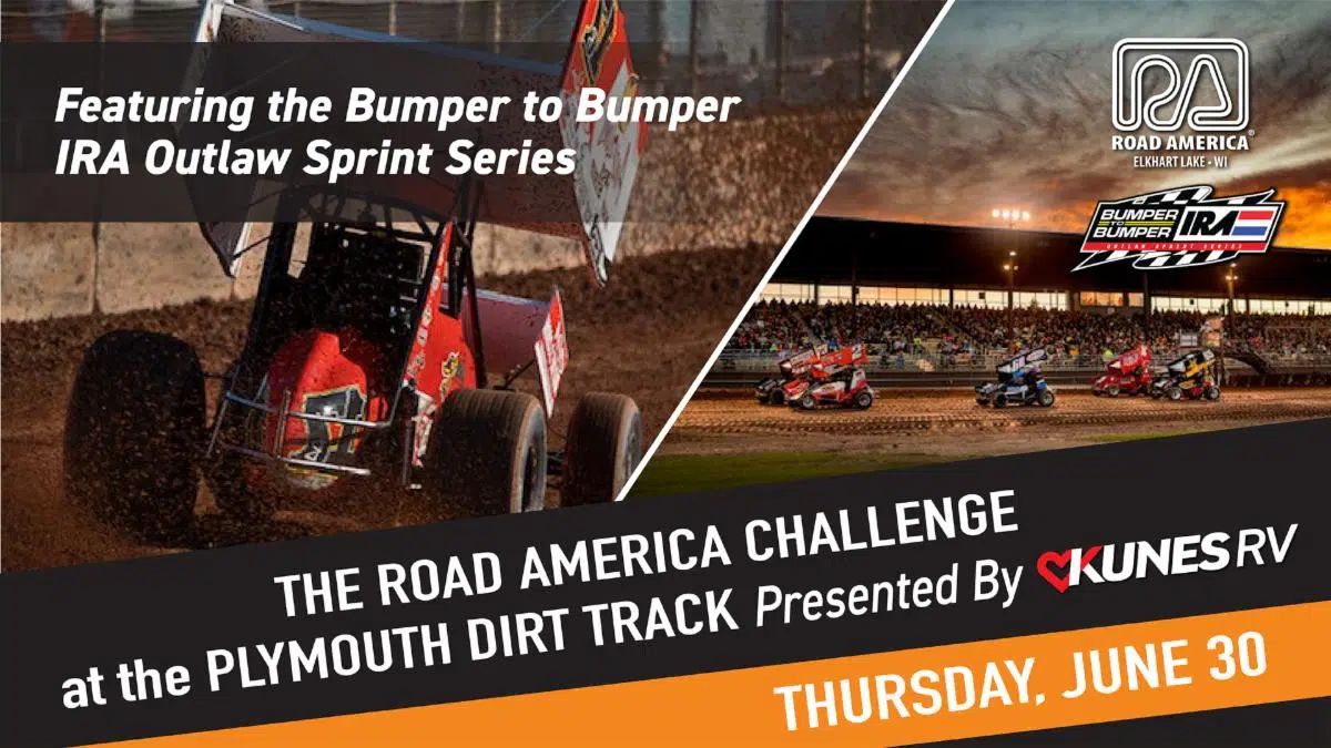 Road America And Kunes RV Partner with Plymouth Dirt Track for Winged Sprint Car Event
