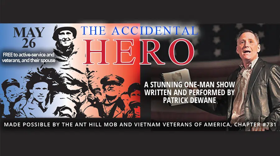 Capitol Civic Center to Host Accidental Hero Performance Tonight