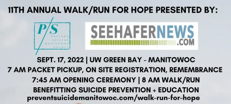 Prevent Suicide Still in Need of Volunteers for Saturday's Walk/Run for Hope