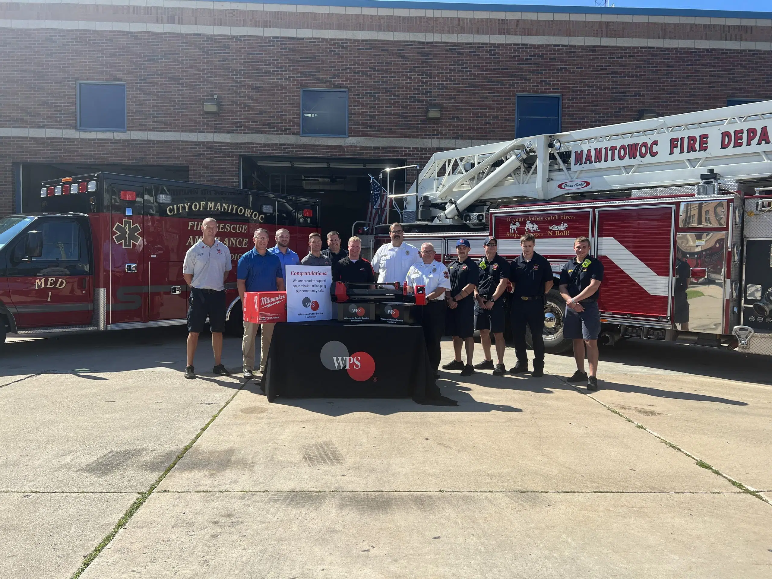 WPS Foundation awards MFRD Scene Safety Lighting Equipment