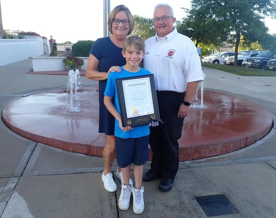 Manitowoc Youth Receives Commendation at City Hall