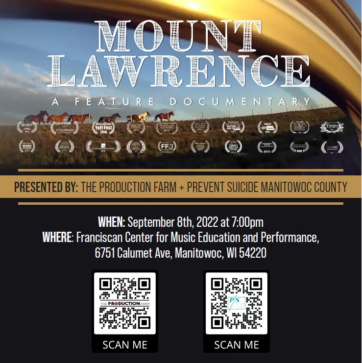 Prevent Suicide Manitowoc County Teams Up With The Production Farm to Present Award Winning Documentary