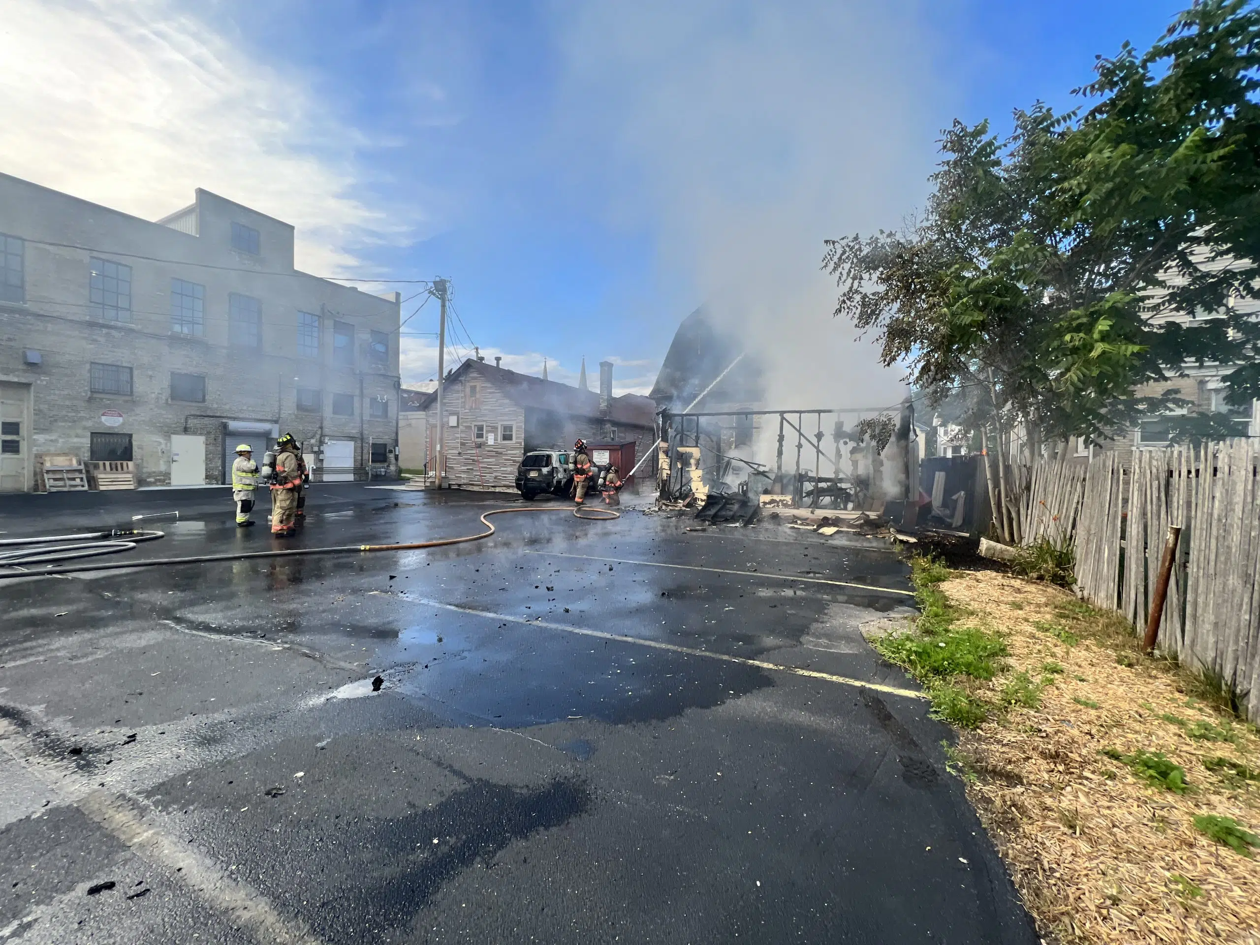 Fire in Downtown Sheboygan Requires Multiple Fire Agencies