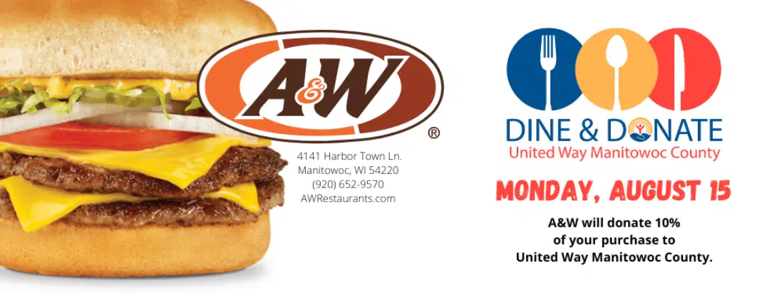 Manitowoc Restaurant Hosting United Way Dine and Donate Event Today