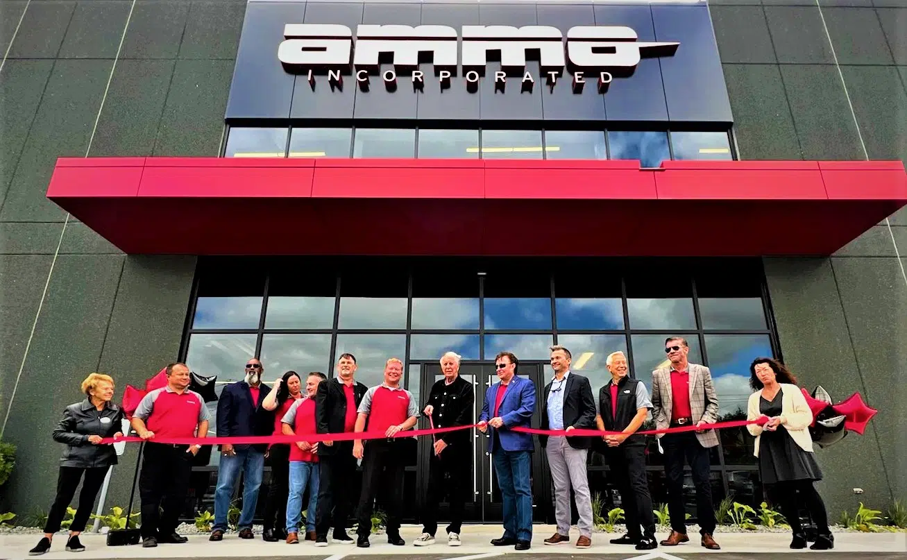 AMMO Inc Leadership Team Praises Local Businesses for their Role in Finishing New Manitowoc Manufacturing Plant