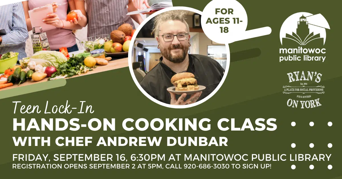 Manitowoc Public Library Teams with Ryan's on York for Teen Cooking Class