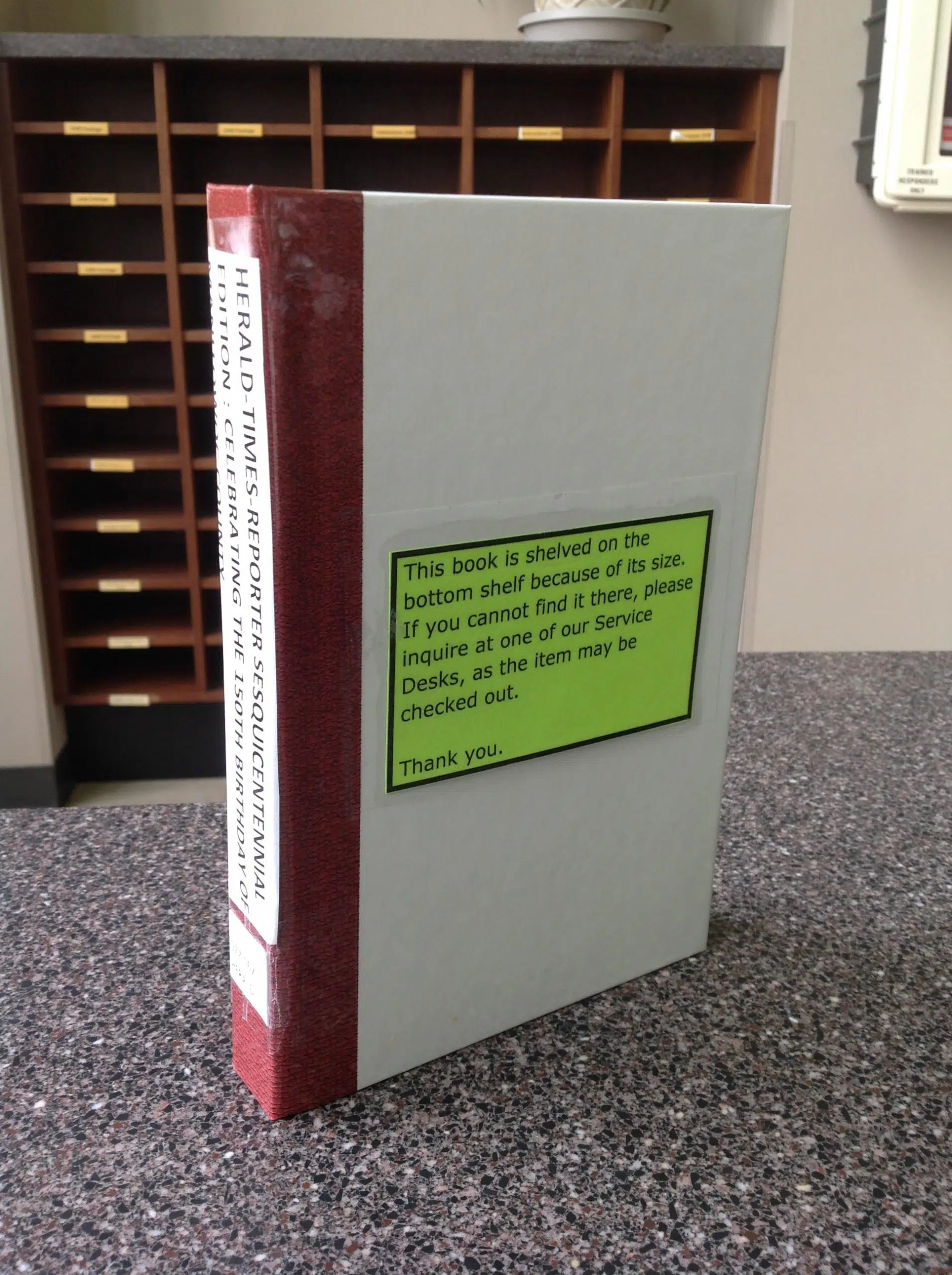 Manitowoc Public Library Explains their "Dummy Books"