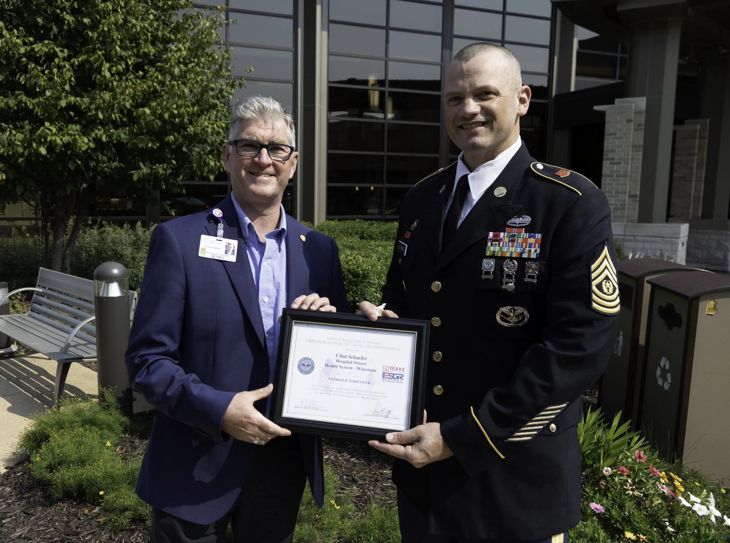 HSHS Security Director Honored by the Department of Defense