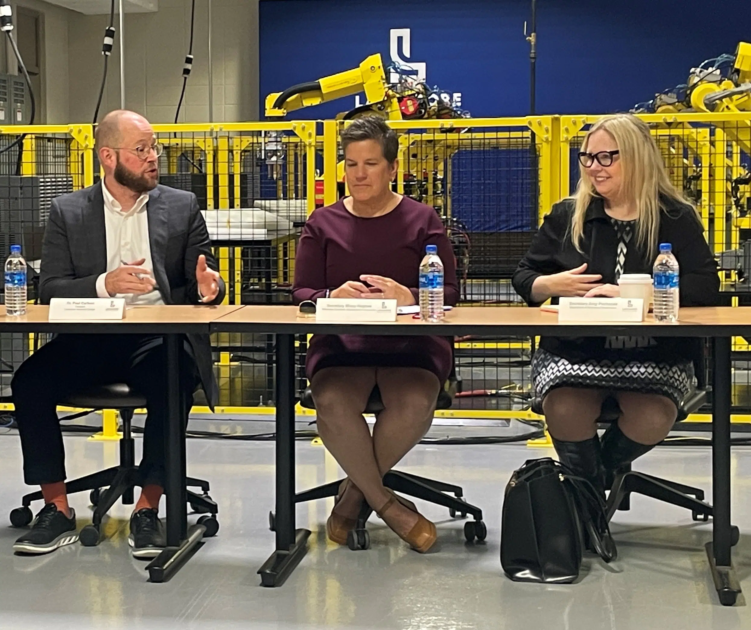 DWD and WEDC Talks Grants at Lakeshore Technical College