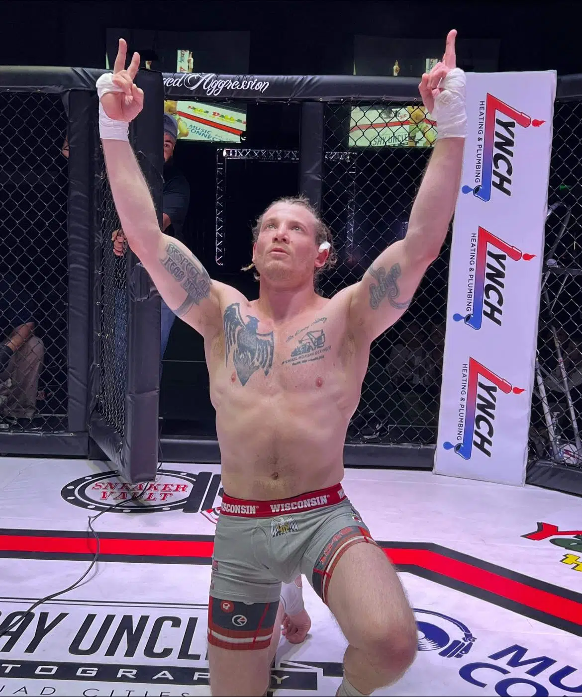 Local MMA Fighter Ends Career with Win in Iowa