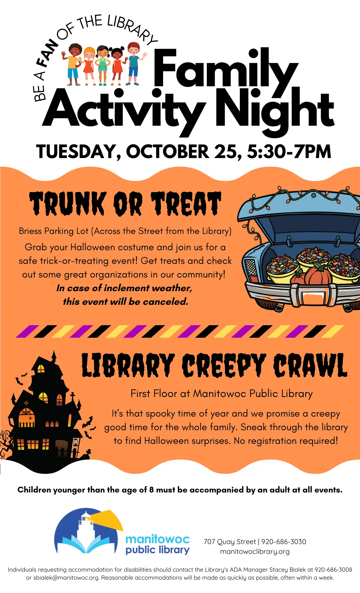 Manitowoc Public Library Ready to Celebrate Halloween