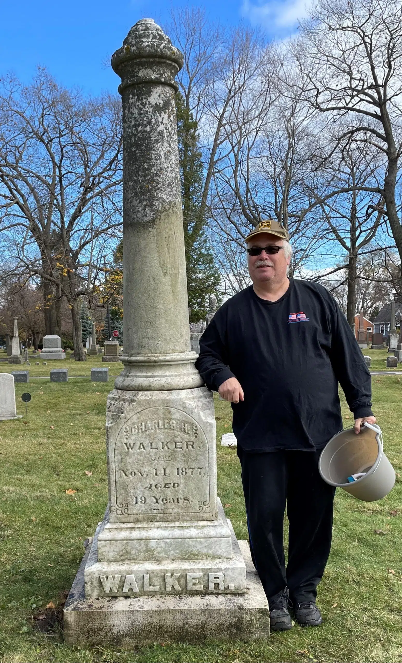Civil War Grave Restoration Team Over Halfway Done with Evergreen Cemetery