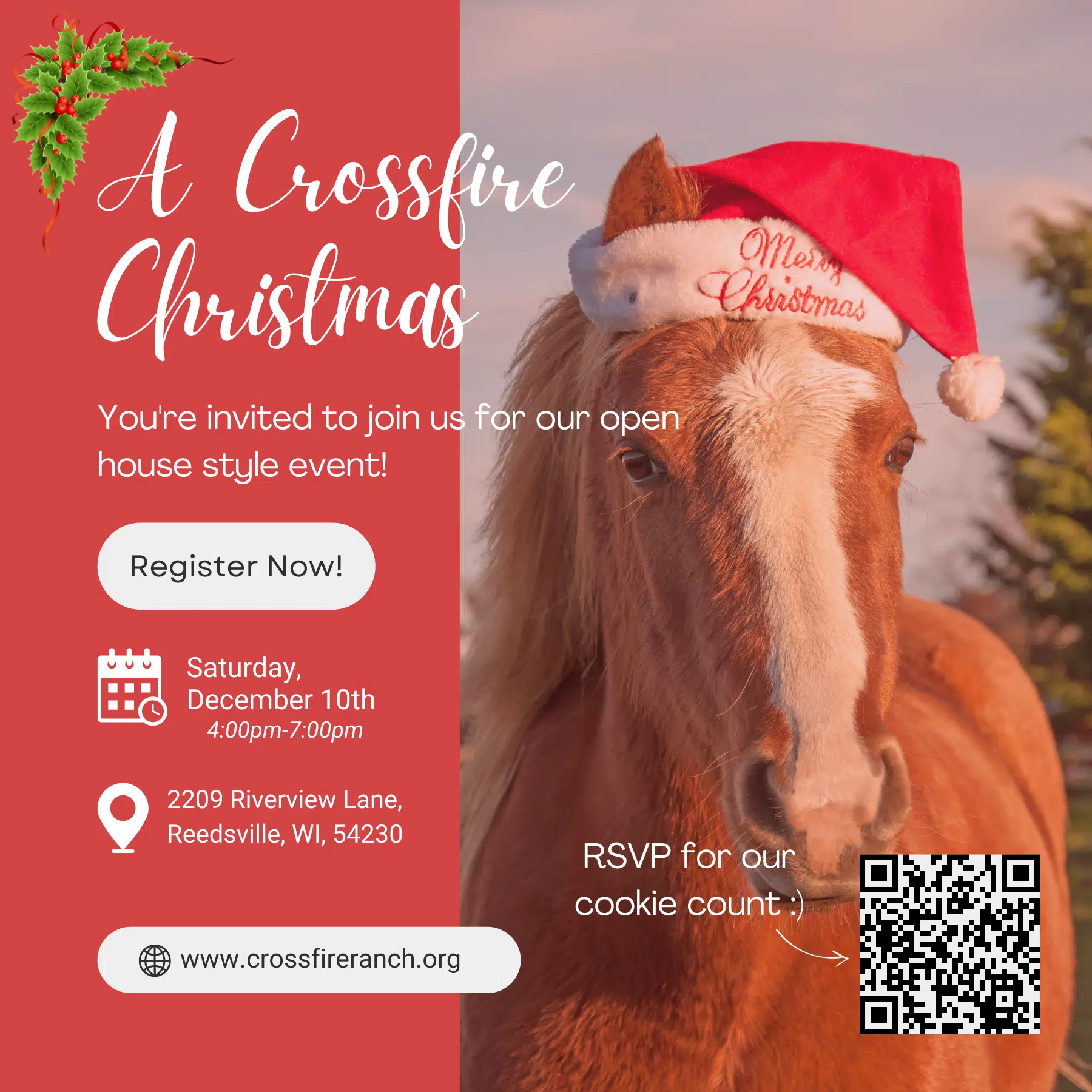 Crossfire Ranch to Host Open House Christmas Event Seehafer News