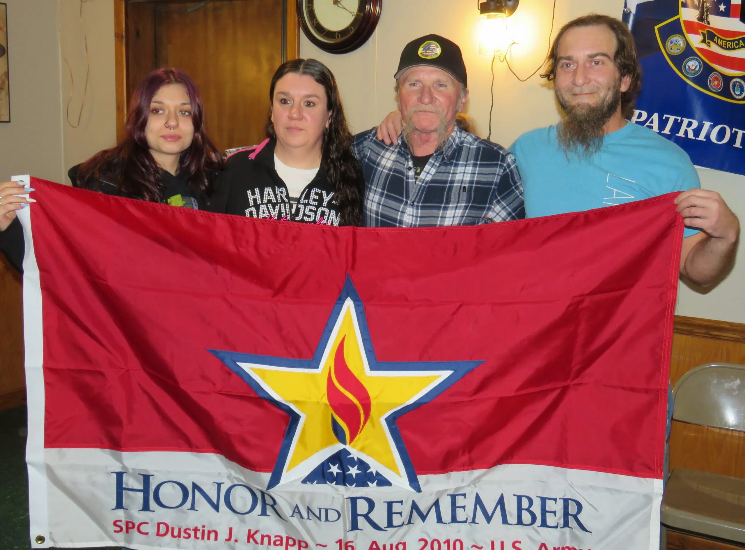 Local Man Surprised with Honor and Remember Flag in Honor of his Fallen Son