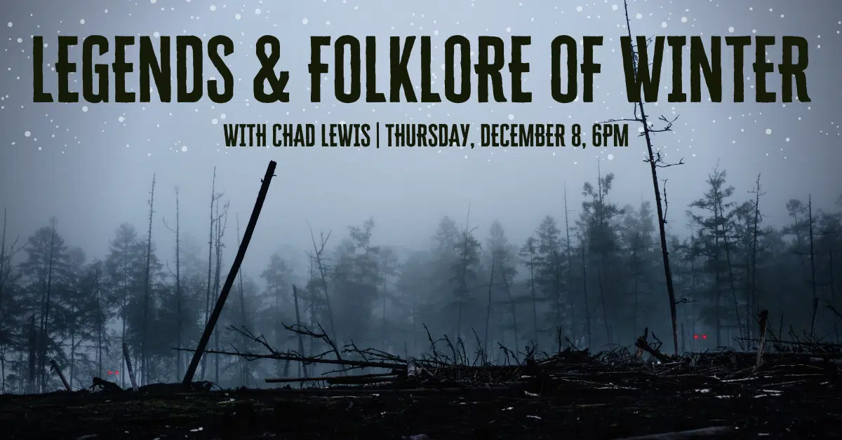 Chad Lewis Explores the Darker Side of the Holiday Season with Legends & Folklore of Winter at Manitowoc Public Library