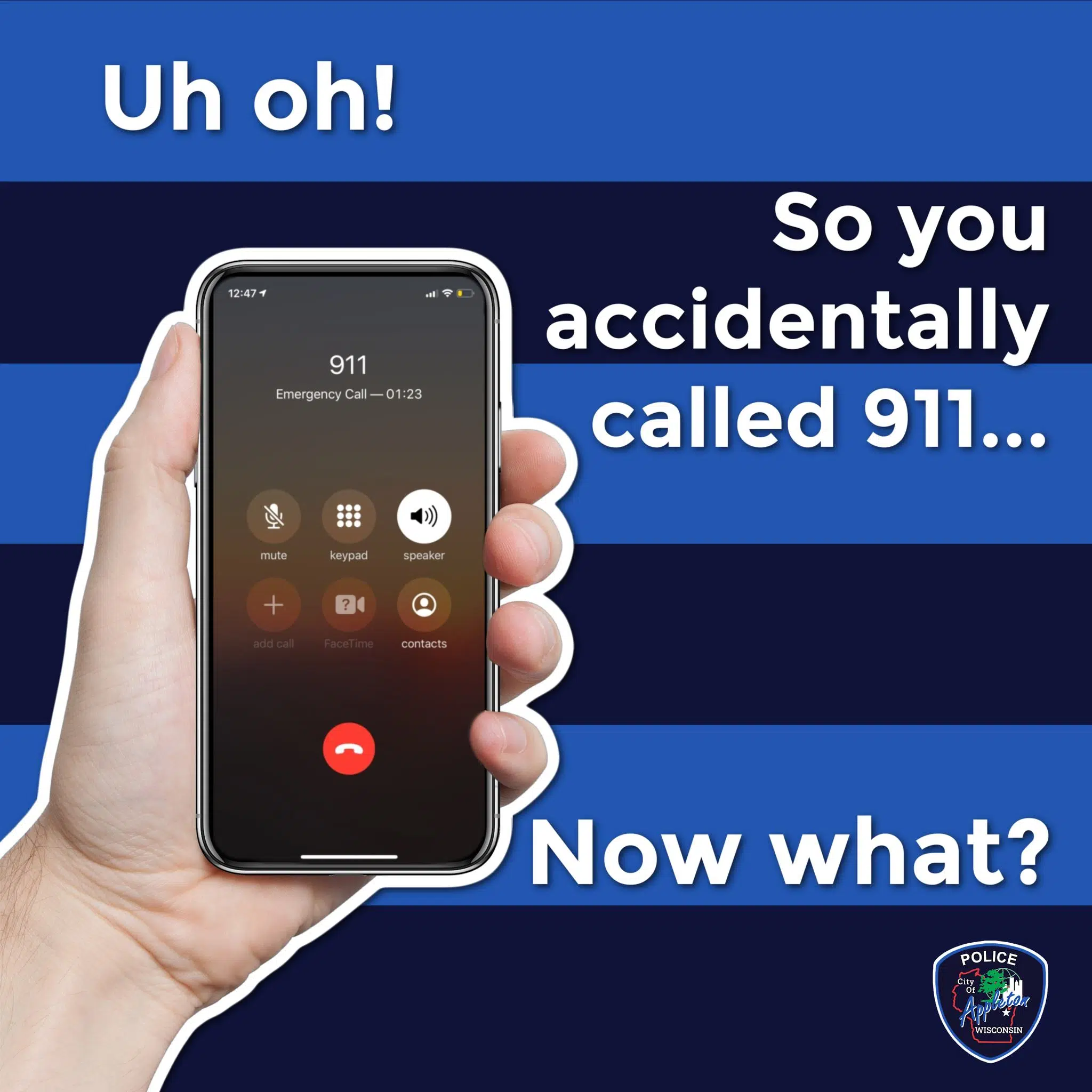 Appleton Police Explains What to Do if You Accidentally Call 911