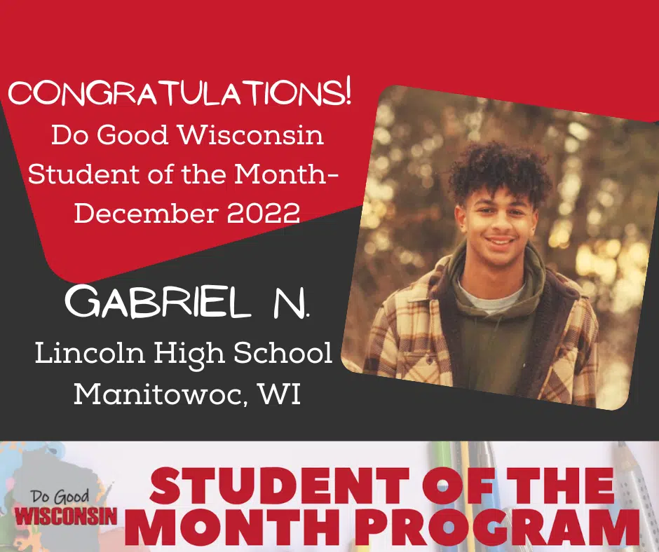 Nenahlo Named Do Good Wisconsin Student Of Month