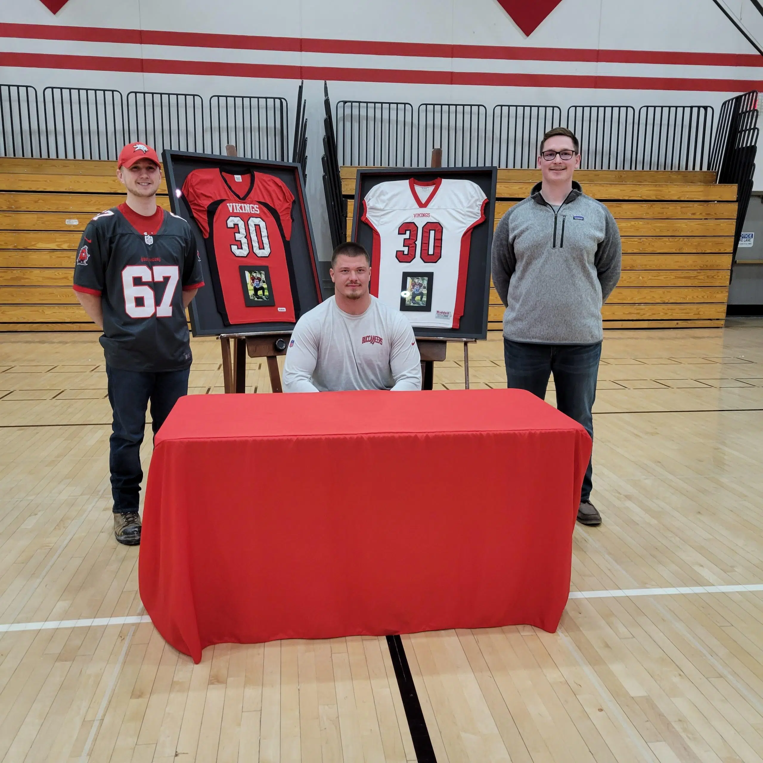Valders Grad Honored, His Football Jersey Retired