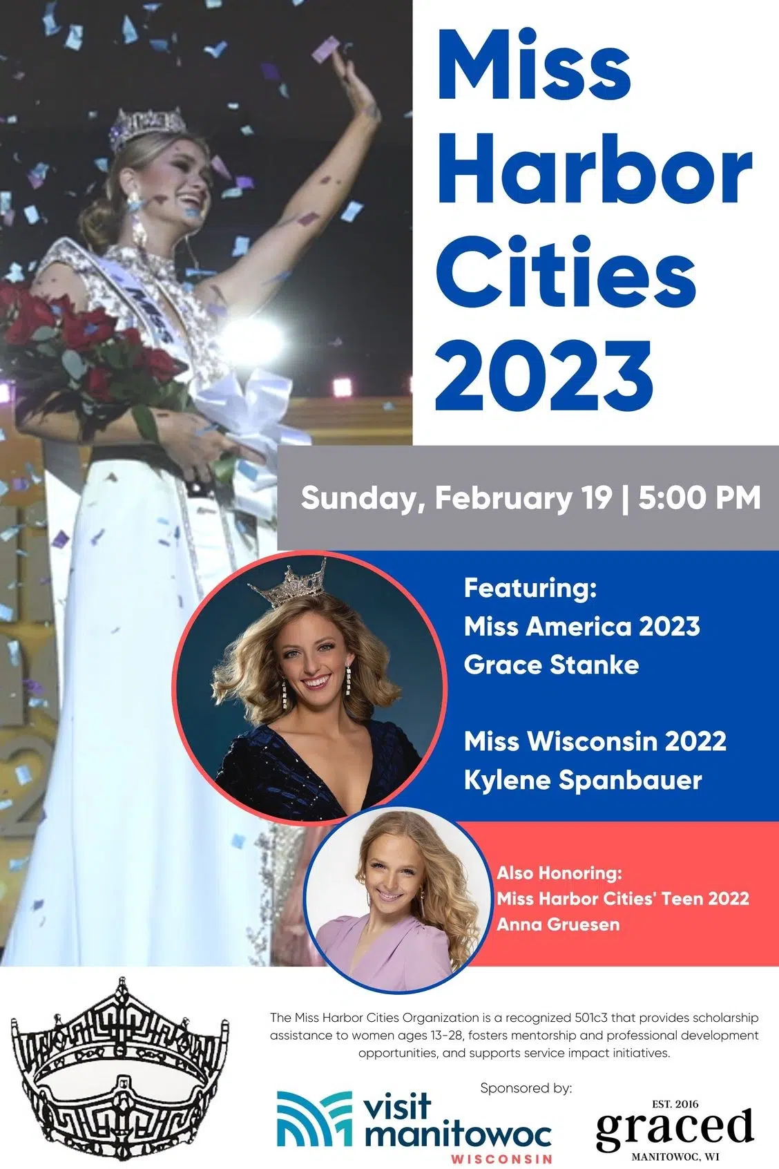 Miss Harbor Cities Announces 2023 Show and Special Guests