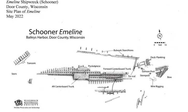 Sunken Vessel in Door County Added to State Register of Historic Places