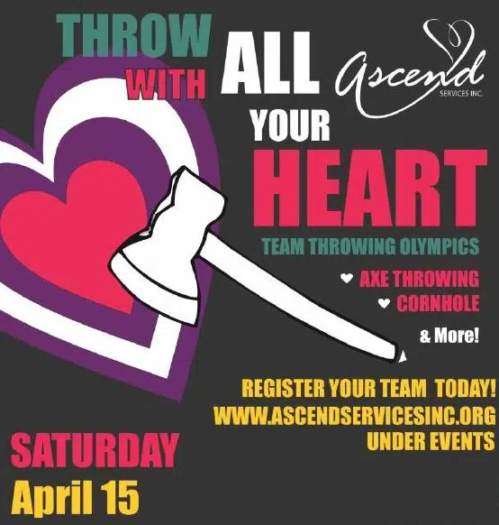 Ascend Services Reveals Celebrity Axe Throwers for April Fundraiser