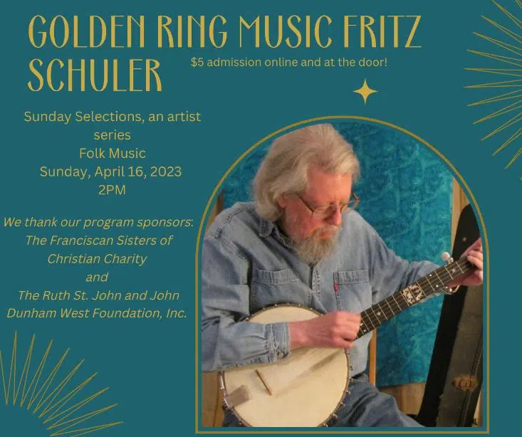 Local Folk Icon, Music Store Owner to Perform at Franciscan Music Center This Weekend