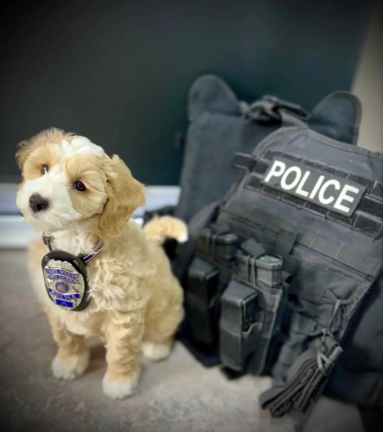 Two Rivers Police Welcome New Therapy Dog