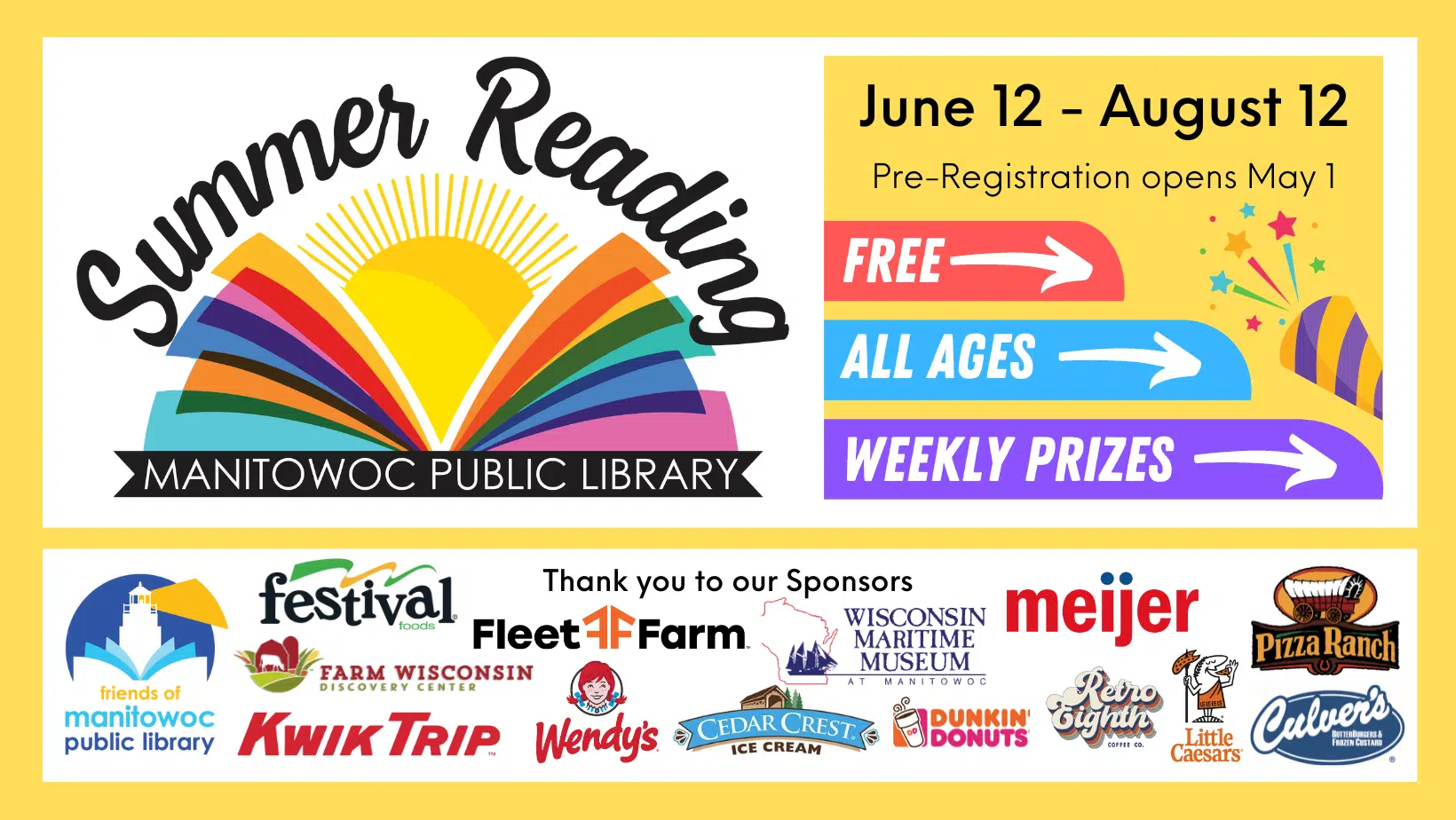 Manitowoc Public Library Summer Reading Program Continues with More Events Planned