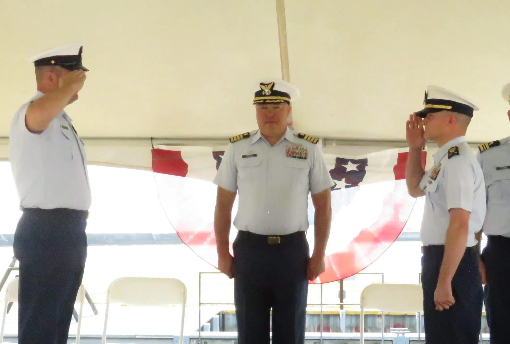 Two Rivers Coast Guard Post Says Goodbye to One Commander, Welcomes a New One