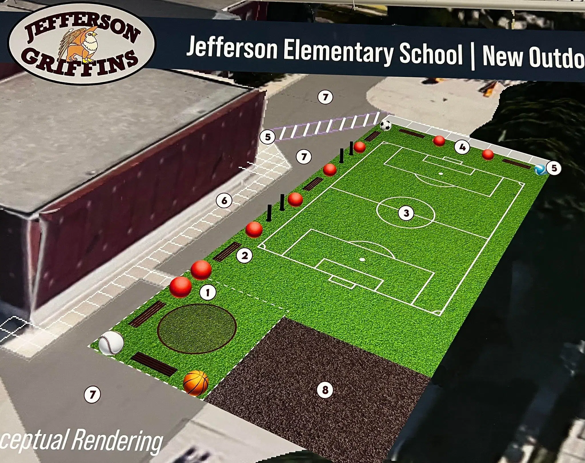 Manitowoc's Jefferson Elementary School Prepares for New Turf Playground