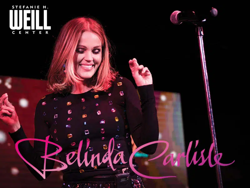 Belinda Carlisle is Featured at the Weill Center This Thursday