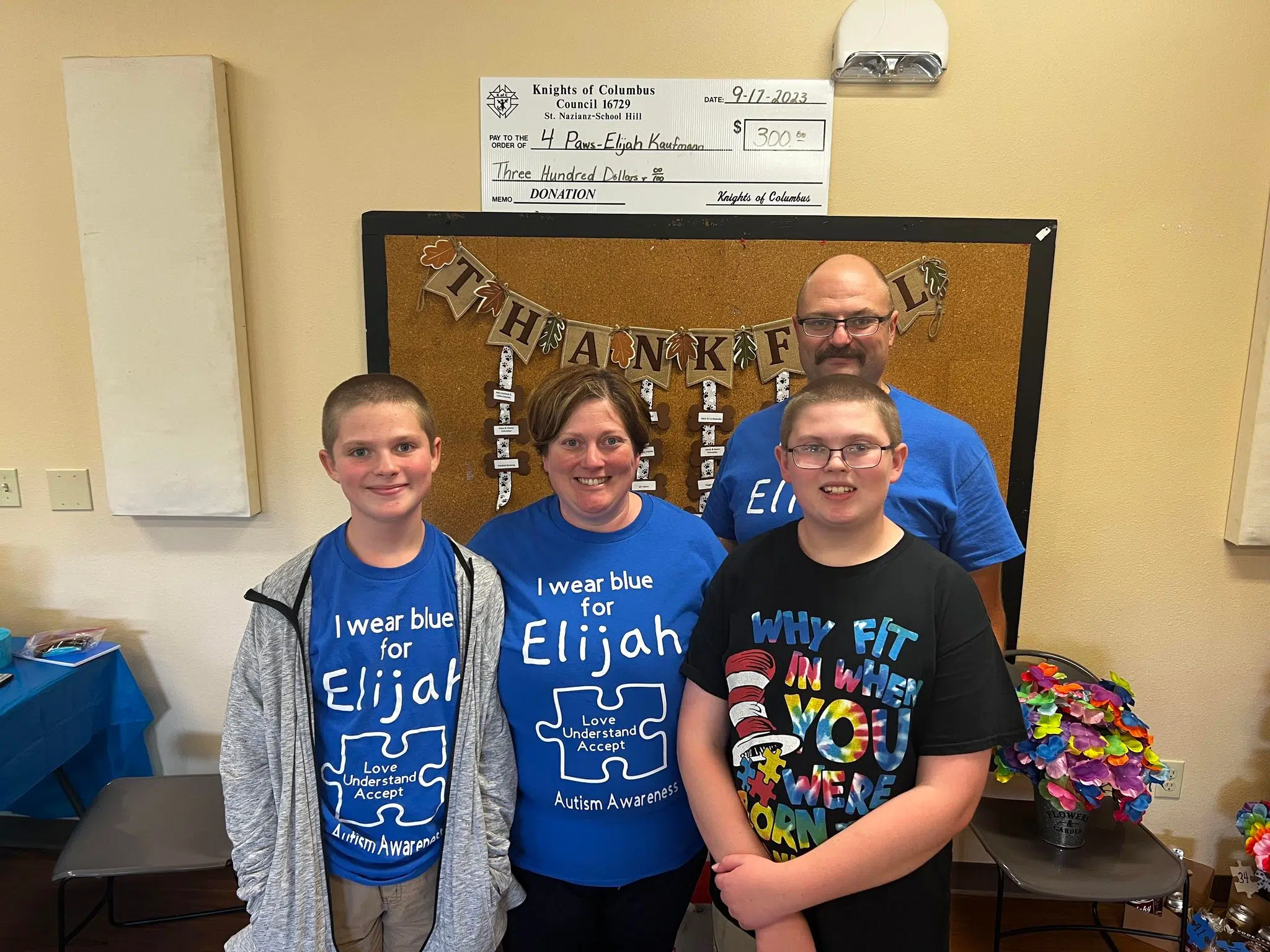 Valders Community Comes Out to Support Local Family Looking to Get an Autism Support Dog