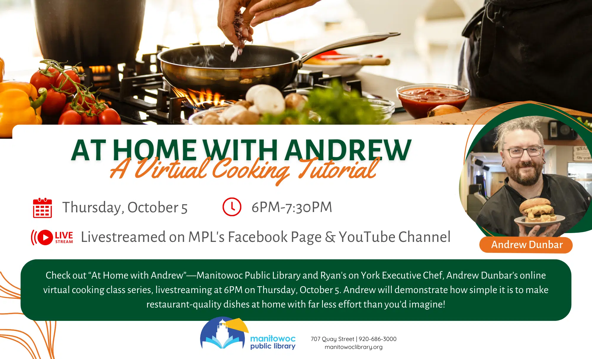 Wine Takes the Spotlight During MPL's Next Installment of "At Home with Andrew"